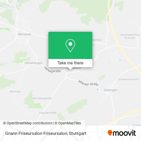 Gnann Friseursalon Friseursalon map