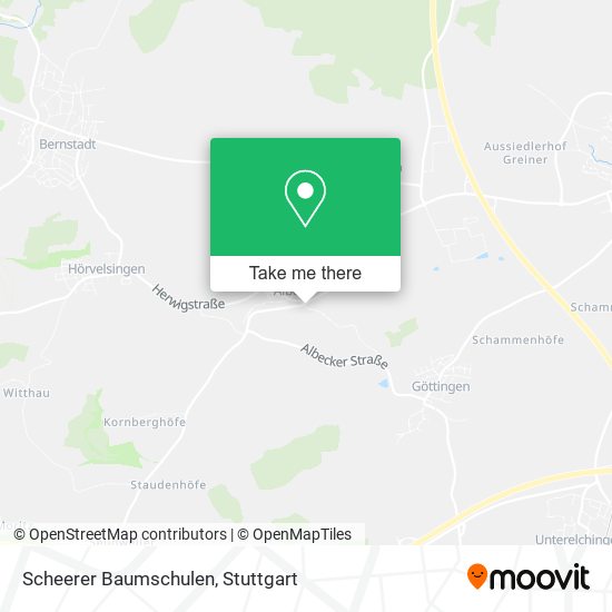 Scheerer Baumschulen map