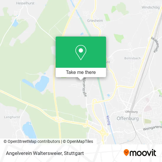 Карта Angelverein Waltersweier