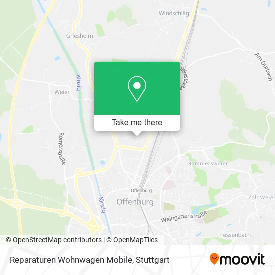 Карта Reparaturen Wohnwagen Mobile