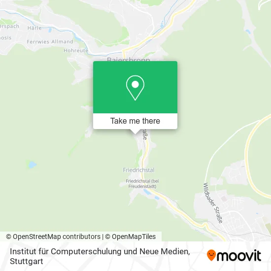 Карта Institut für Computerschulung und Neue Medien