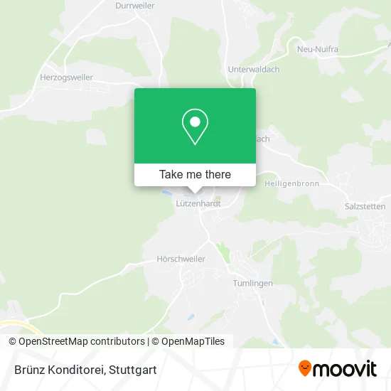 Карта Brünz Konditorei
