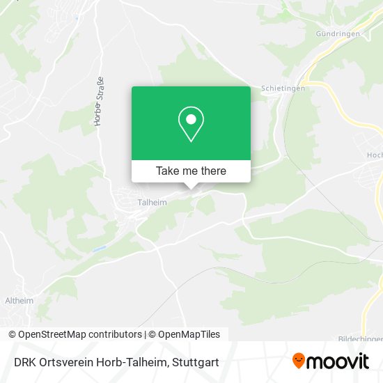 DRK Ortsverein Horb-Talheim map