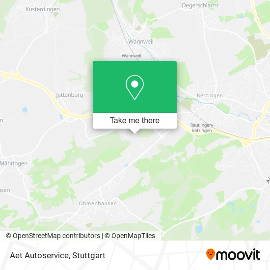 Карта Aet Autoservice