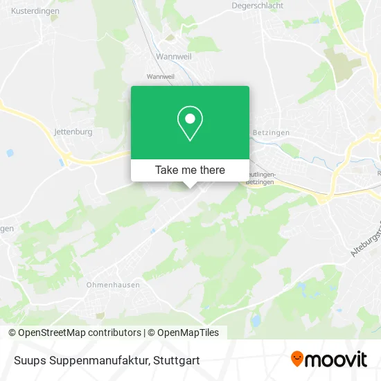 Карта Suups Suppenmanufaktur