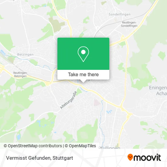 Карта Vermisst Gefunden