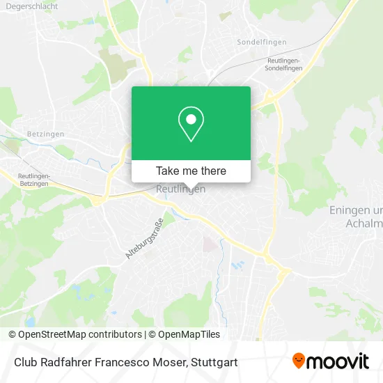 Карта Club Radfahrer Francesco Moser