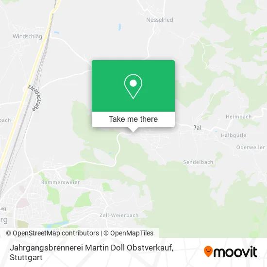 Карта Jahrgangsbrennerei Martin Doll Obstverkauf