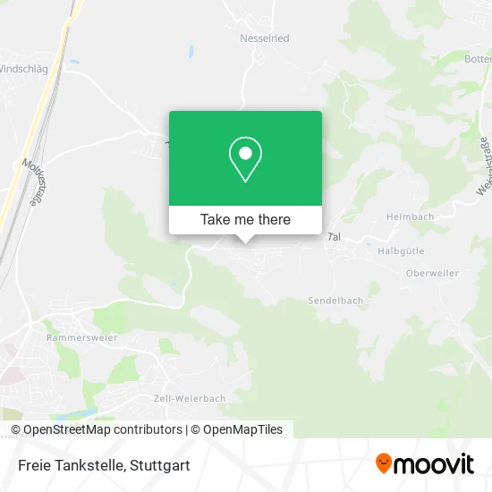 Карта Freie Tankstelle