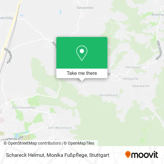 Карта Schareck Helmut, Monika Fußpflege