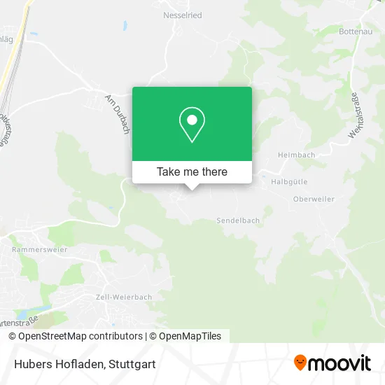 Карта Hubers Hofladen