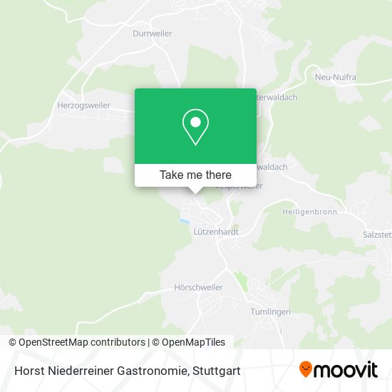 Horst Niederreiner Gastronomie map