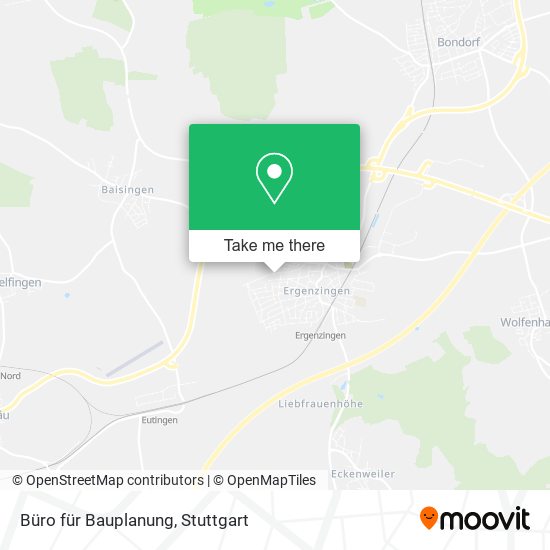 Büro für Bauplanung map