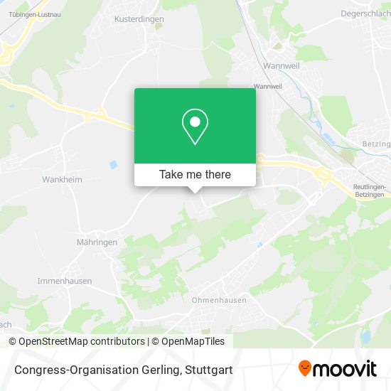 Congress-Organisation Gerling map