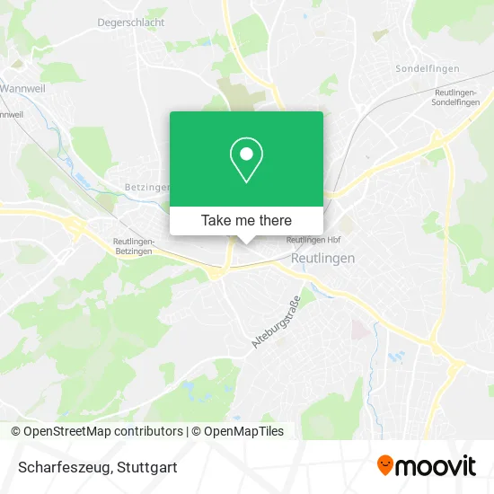 Карта Scharfeszeug