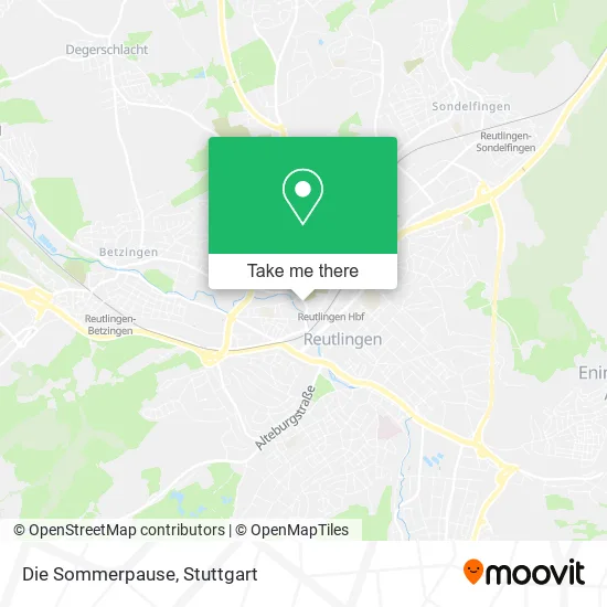 Карта Die Sommerpause