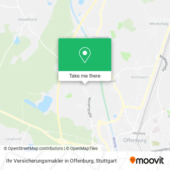 Карта Ihr Versicherungsmakler in Offenburg
