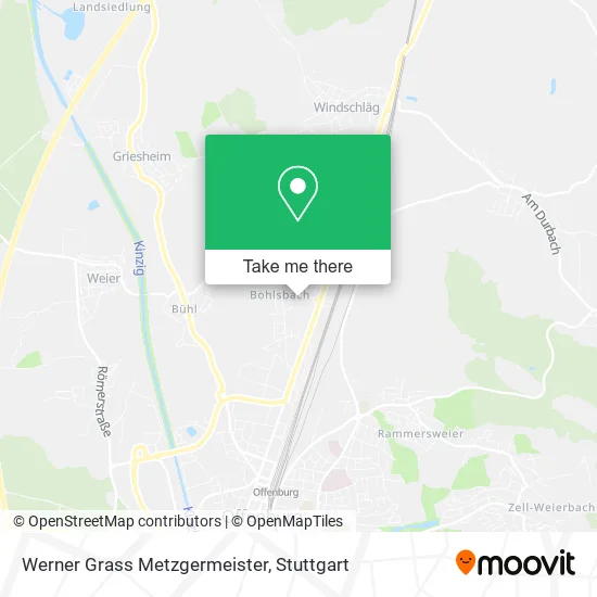 Карта Werner Grass Metzgermeister