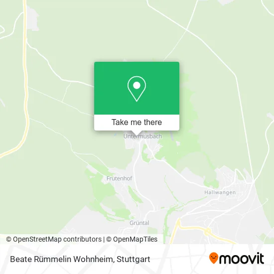 Карта Beate Rümmelin Wohnheim