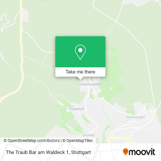 The Traub Bar am Waldeck 1 map