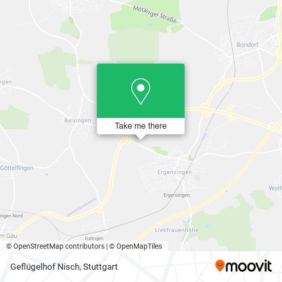 Geflügelhof Nisch map