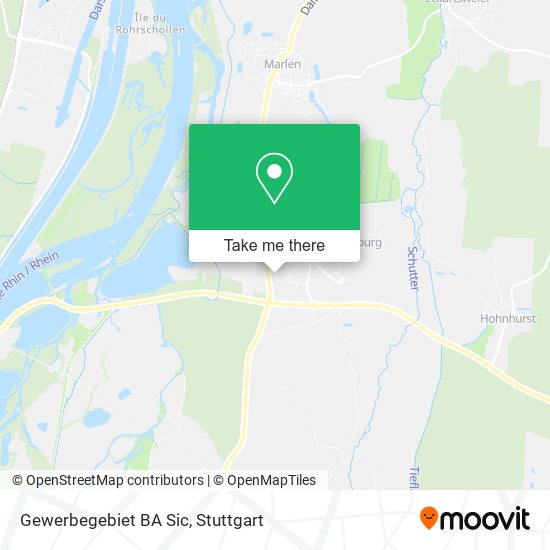 Gewerbegebiet BA Sic map