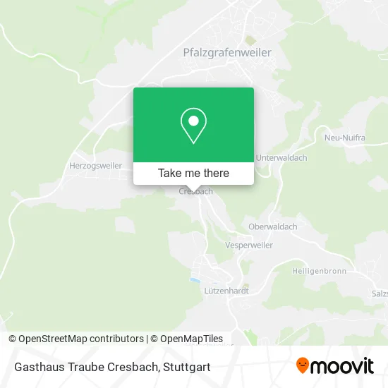Карта Gasthaus Traube Cresbach