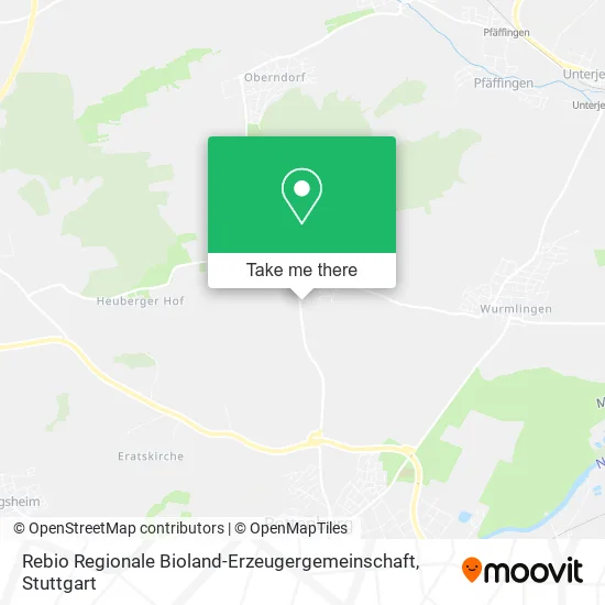 Карта Rebio Regionale Bioland-Erzeugergemeinschaft