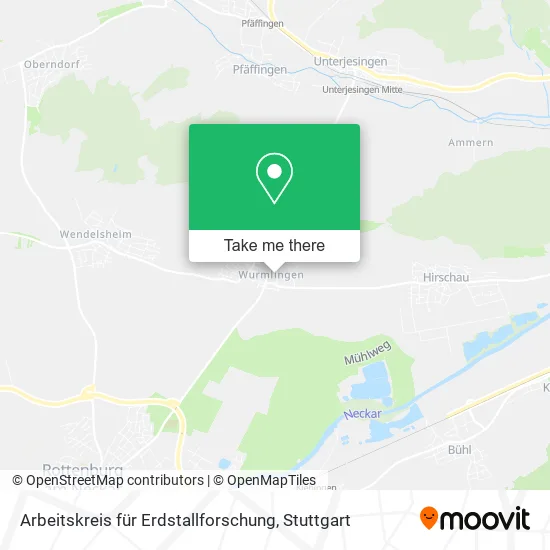Карта Arbeitskreis für Erdstallforschung