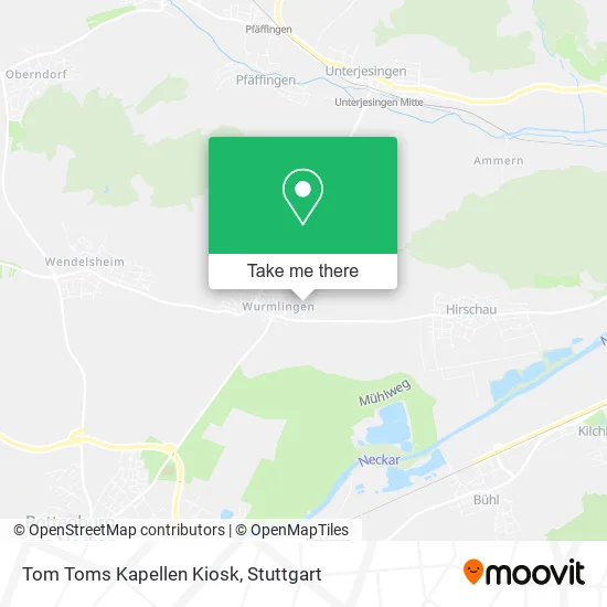 Карта Tom Toms Kapellen Kiosk