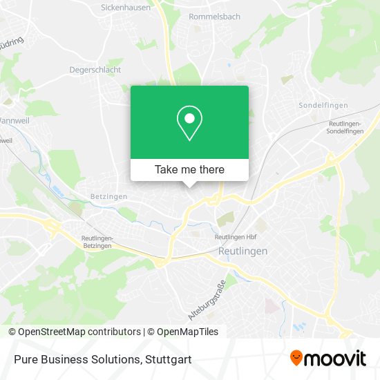 Pure Business Solutions map