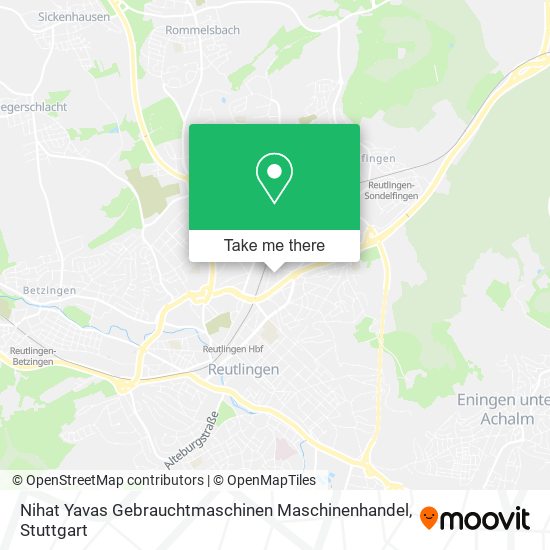 Nihat Yavas Gebrauchtmaschinen Maschinenhandel map