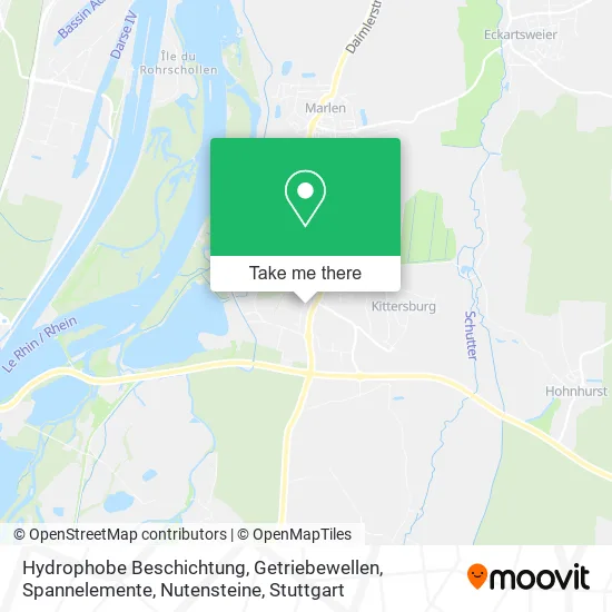 Карта Hydrophobe Beschichtung, Getriebewellen, Spannelemente, Nutensteine