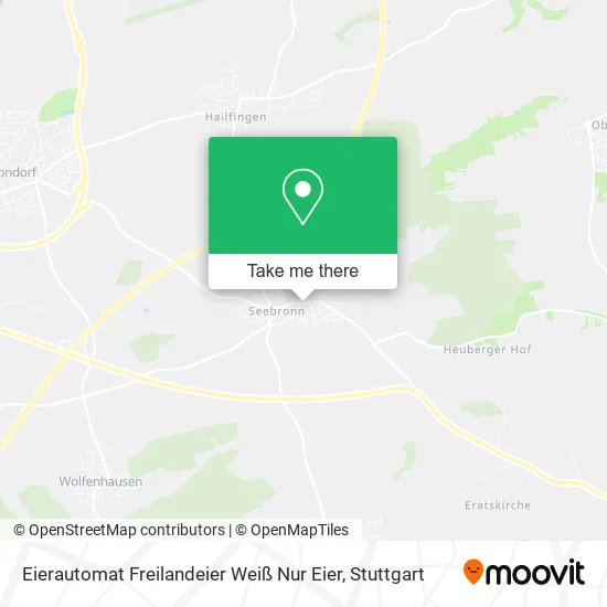 Карта Eierautomat Freilandeier Weiß Nur Eier