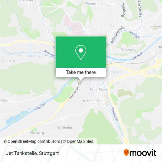 Карта Jet Tankstelle