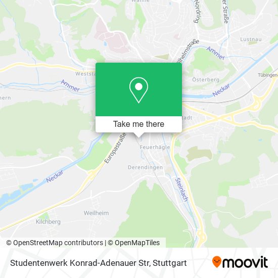 Карта Studentenwerk Konrad-Adenauer Str