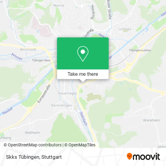 Карта Skks Tübingen