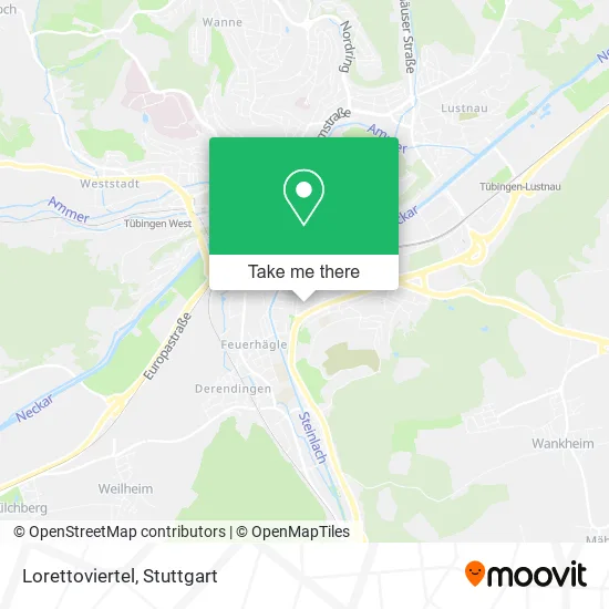 Карта Lorettoviertel