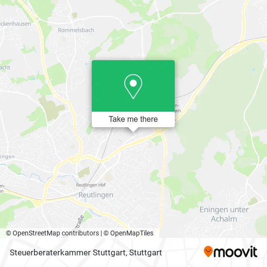 Карта Steuerberaterkammer Stuttgart