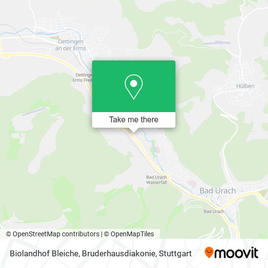 Biolandhof Bleiche, Bruderhausdiakonie map