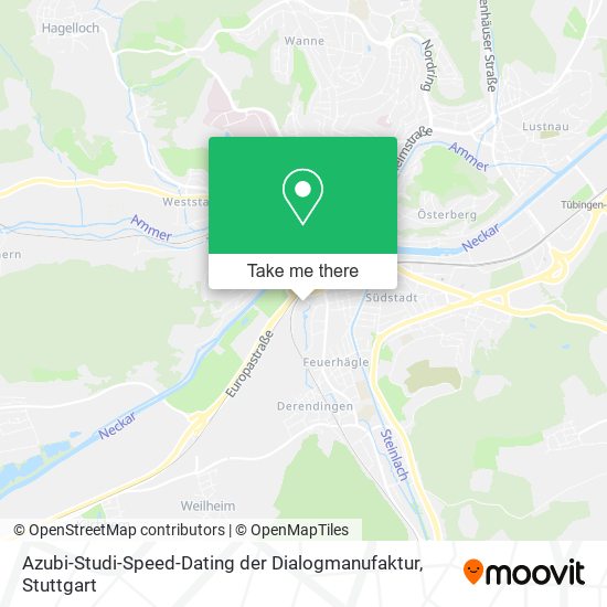 Карта Azubi-Studi-Speed-Dating der Dialogmanufaktur
