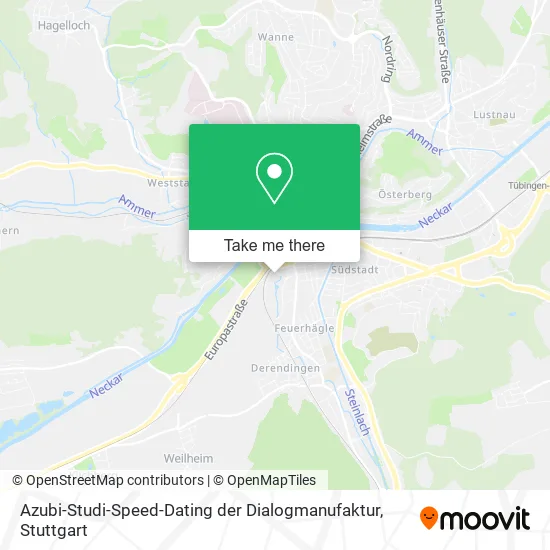 Карта Azubi-Studi-Speed-Dating der Dialogmanufaktur