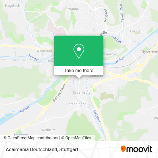 Карта Acaimania Deutschland