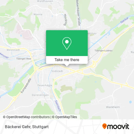 Карта Bäckerei Gehr