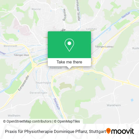 Карта Praxis für Physiotherapie Dominique Pflanz