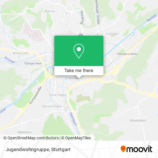 Карта Jugendwohngruppe