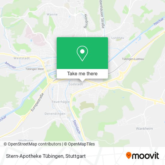 Stern-Apotheke Tübingen map