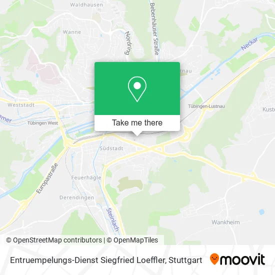 Карта Entruempelungs-Dienst Siegfried Loeffler