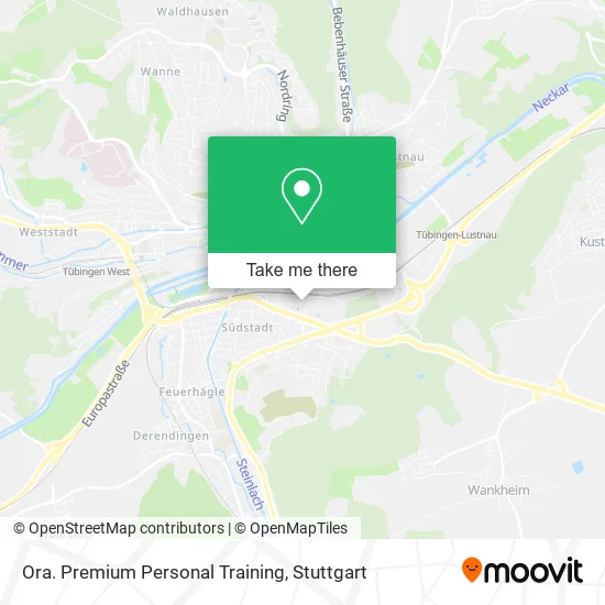 Карта Ora. Premium Personal Training