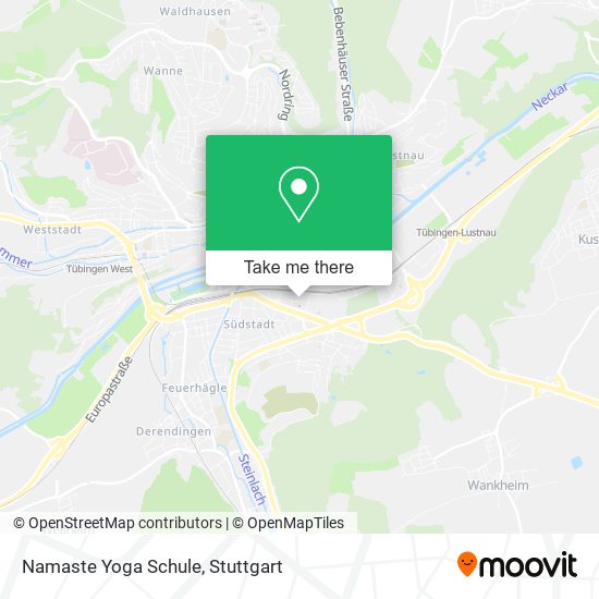 Namaste Yoga Schule map